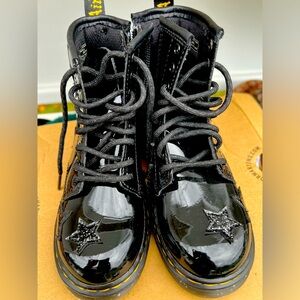 Glitter Star Patent Leather Boot